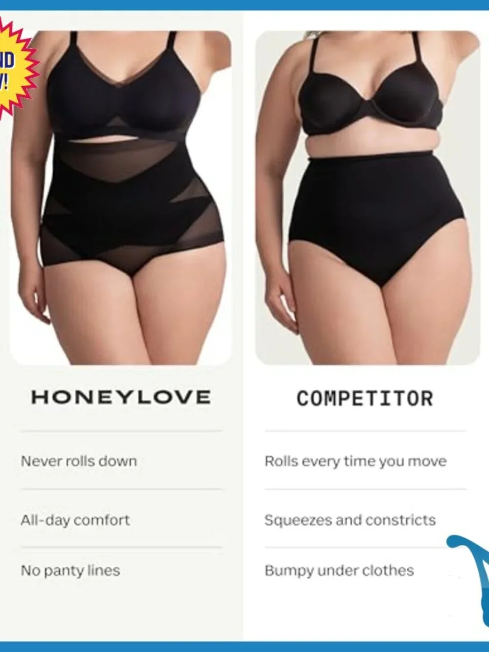 High Compression Waist Shaper Brief Shapewear 3X Nylon Elastane